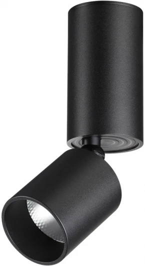 359317 Светильник накладной светодиодный Novotech Tubo 359317 OVER черный IP20 LED 10W 220V 3000K 1100Лм TUBO (круглые)