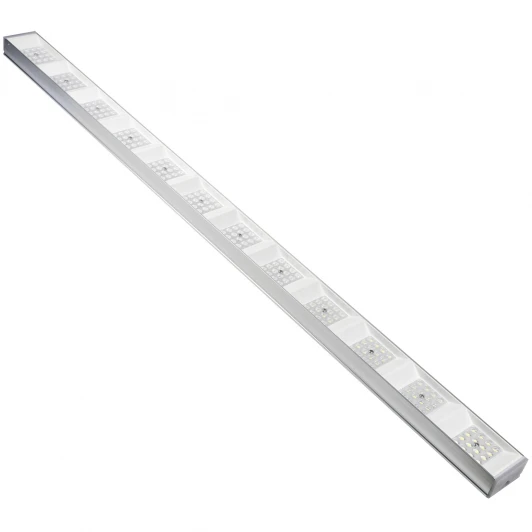 ULO-EL120B-100W/4000K/K SILVER LINKABLE Светильник линейный линейный светодиодный накладной соединяемый 4000K Uniel ULO-EL120B-100W/4000K/K SILVER LINKABLE
