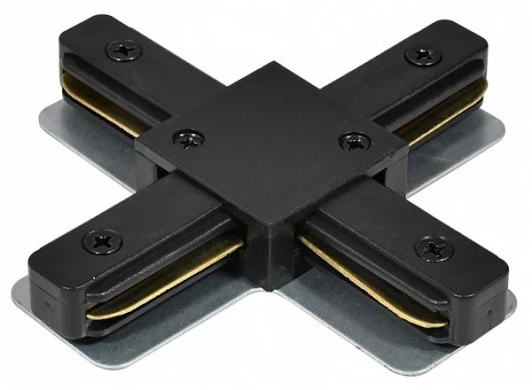HSBL_0007 Коннектор X-образный для накладного однофазного шинопровода Hesby Lighting Skylite HSBL_0007 (220V)