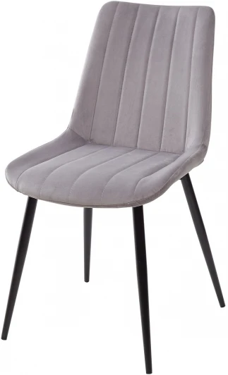 UDC8185G10833 Обеденный стул M-City FLIP серый, велюр G108-33