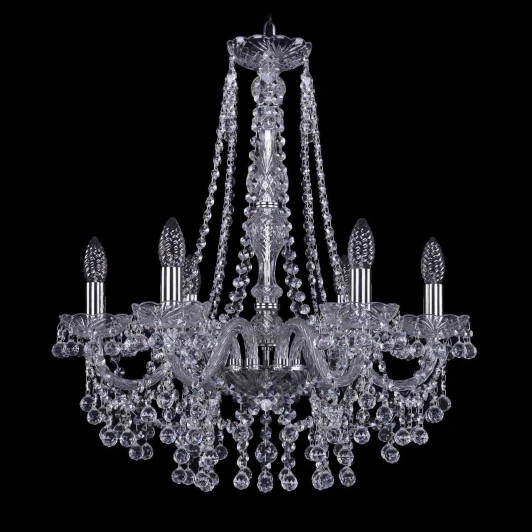 1409/6/195/h-63 Ni Подвесная люстра Bohemia 1409 1409/6/195/h-63/Ni