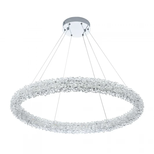 MS.5002.800 CR Подвесной светильник светодиодный хрустальный с пультом с регулировкой цветовой температуры и яркости Modelux MODESTYLE MS.5002.800 CR