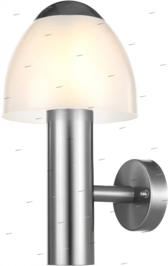 34253 Бра уличное светодиодное Globo Maike, 1 плафон, никель, белый