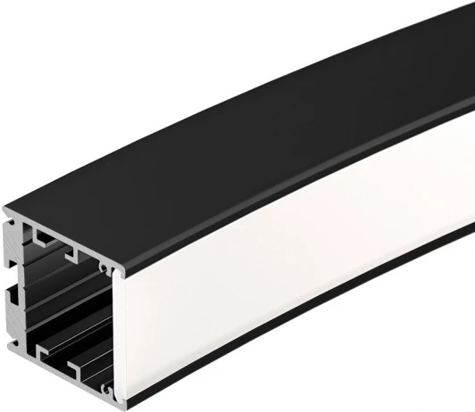 026596 Профиль SL-ARC-3535-D1500-N90 BLACK (1180мм, дуга 1 из 4) (Алюминий) 026596 Arlight
