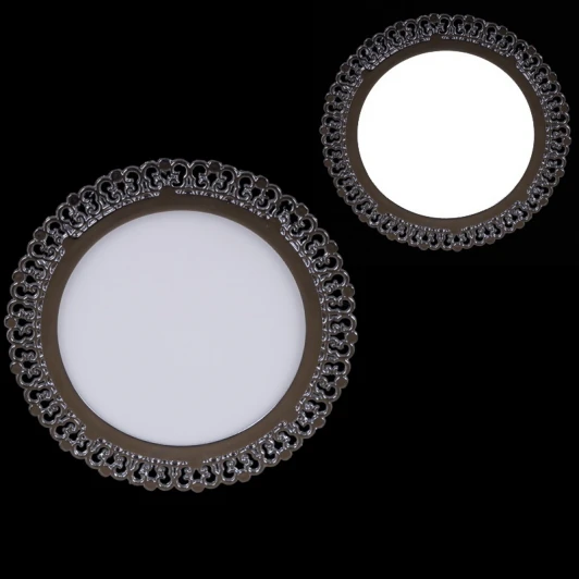 52512-9.0-001RD LED12W CR Встраиваемый точечный светильник светодиодный Reluce 52512-9.0-001RD LED12W CR (220V, круглые)