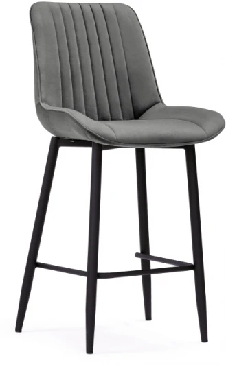 511177 Полубарный стул Woodville Седа К темно-серый / черный 511177