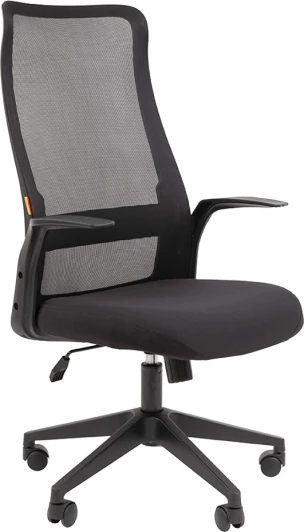 CHAIRMAN 573 Компьютерное кресло CHAIRMAN 573 (Пластик,Ткань,Сетка/Черный)