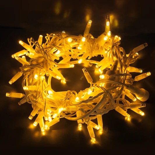 400-102 теплый белый Гирлянда Eurosvet 400-102 теплый белый с эффектом мерцания