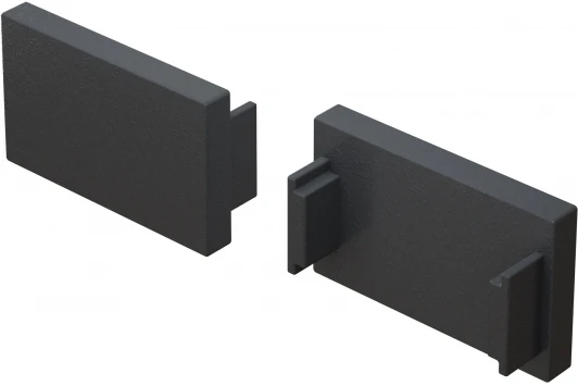 TRA172EC-12B Заглушка для встраиваемого шинопровода, черный Maytoni Accessories for tracks Basity TRA172EC-12B