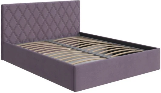 2029089 PROxSON Кровать Fresco с бельевым ящиком (Ткань: Велюр Ultra Сливовый) 160x200