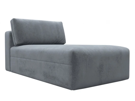 129553 Модуль канапе Лига-060 НПБ (ЛДСП,Брус,Фанера,Велюр/Серый) Лига Диванов 129553