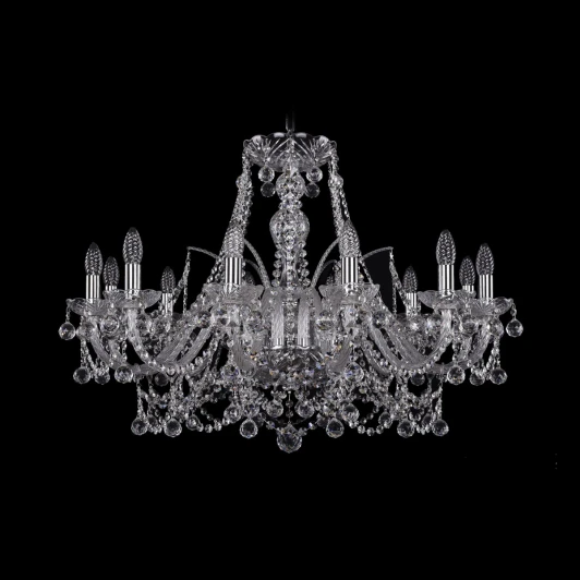 1411/12/300 Ni Balls Подвесная люстра Bohemia 1411 1411/12/300/Ni/Balls