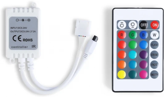 GS11201 Контроллер Ambrella Illumination GS11201 для светодиодных лент RGB с инфракрасным пультом 6A 12V 72W/ 24V 144W