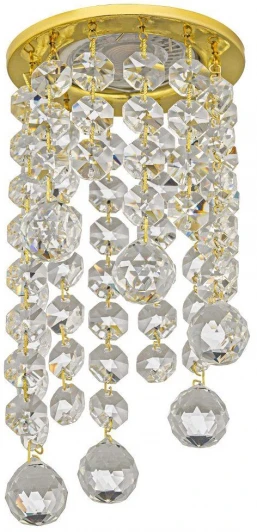 Osimo GU10.5.14.8.115 G Встраиваемый светильник хрустальный Dio D'Arte Osimo Gold GU10.5.14.8.115 G (220V, круглые)