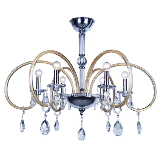 496/6-Dorato Потолочная люстра IDLamp 496 496/6-Dorato