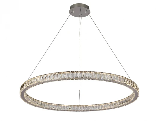 8580/100 C chrome Подвесной светодиодный светильник кольцо Newport 8580 8580/100 C chrome (220V, на тросе, кольцо)