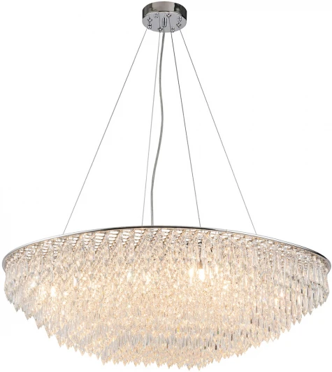 V000369 Подвесная люстра Indigo INTRIGO V000369 (220V, хрусталь, на тросе)