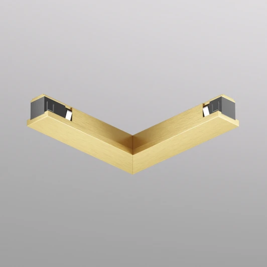 TR5723-SB Коннектор для трека Denkirs Shine Base TR5723-SB 90° потолок-потолок, сатинированная латунь (48V)