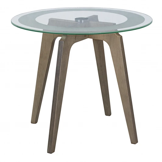 009585 Стол журнальный Рилле 447 шимо/стекло прозрачное Mebelik 009585