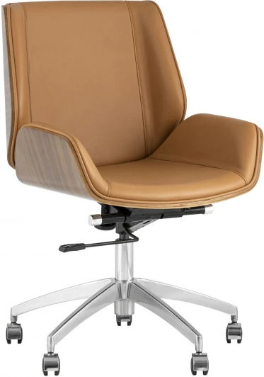 УТ000031357 Кресло офисное TopChairs Crown коричневое УТ000031357