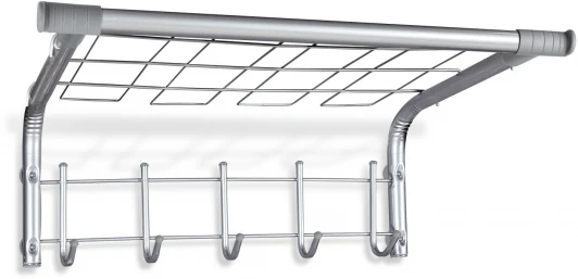 6077924401 Вешалка SHT-WH7 хром лак/серый Sheffilton 6077924401