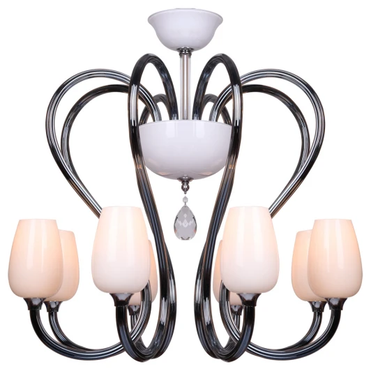 497/8-Black Потолочная люстра IDLamp 497 497/8-Black