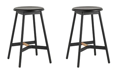 УТ000038443 Стул полубарный Knobb, черный 2 шт Stool Group арт.УТ000038443