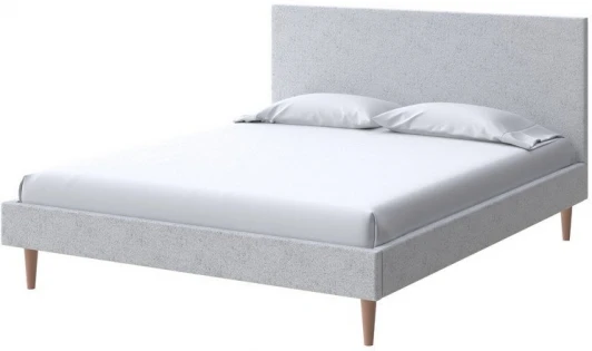 1934384 PROxSON Кровать Claro (Ткань: Жаккард Tesla Стальной) 90x200