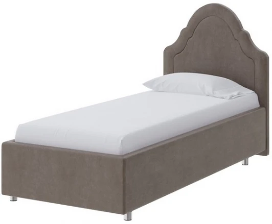 1915685 PROxSON Кровать Эльза (Ткань: Велюр Лофти Кофейный) 90x200
