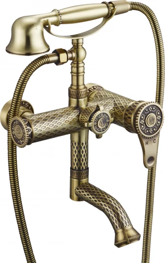 A 400W-BR Смеситель Zorg Antic A 400W-BR для ванны с душем