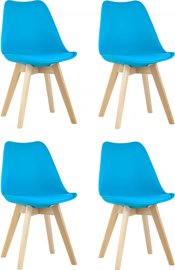 УТ000036618 Стул FRANKFURT бирюзовый 4 шт. Stool Group арт.УТ000036618