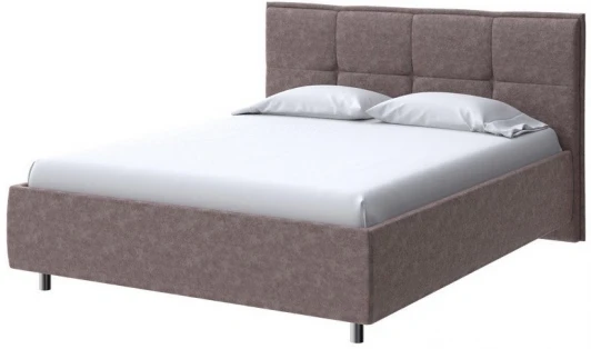 2013940 PROxSON Кровать Lino без основания (Ткань: Велюр Gratta 8 Брауни) 90x200