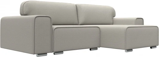 121930 Диван угловой Лига-029 правый угол (Бежевый/Рогожка) Лига Диванов арт.121930