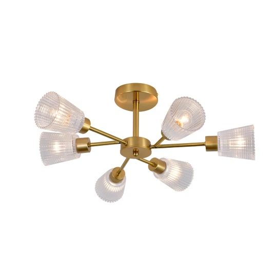 ES0000031 Потолочная люстра на штанге 150002/6R E14*40W Copper Escada Breeze ES0000031