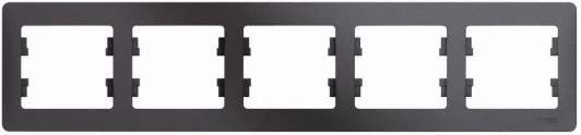 GSL001305 Рамка на 5 постов (графит) Systeme Electric Glossa GSL001305