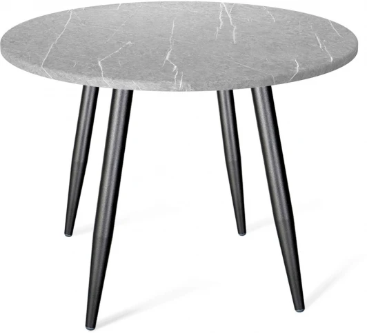 3382489914 Стол Sheffilton SHT-TU14/TT 90 МДФ черный муар/серый мрамор