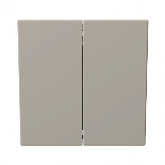 FD3020SH Кнопка звонка двухклавишная (сахара) Jasmart FD FD3020SH