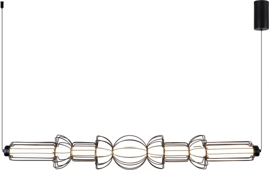 V000166L Подвесной светильник (14030/1PL Black) Indigo Collisore V000166L (LED, 220V, на проводе)