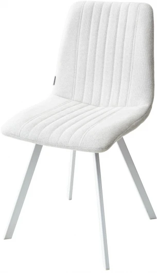628M03801 Обеденный стул M-City ELVIS WZ2042-18 белая галька/ белый каркас