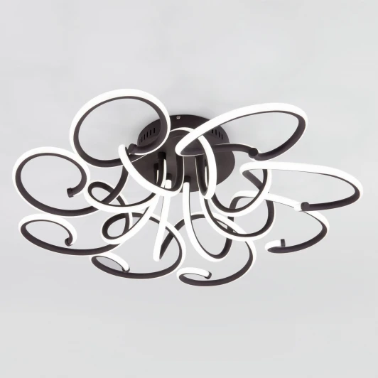 90136/8 чёрный кофе Потолочная люстра Eurosvet Rosca 90136/8 чёрный кофе