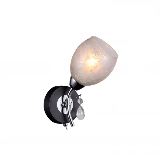 843/1A-Blackchrome Бра IDLamp Agnes 843/1A-Blackchrome