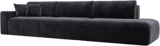 127703L Диван прямой Лига-036 НПБ Модерн Лонг подлокотник слева Лига Диванов (Велюр) арт.127703L