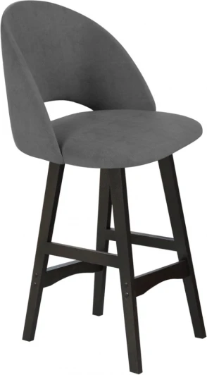 6788242203 Стул полубарный Sheffilton SHT-ST34/S65-1 платиново-серый/венге