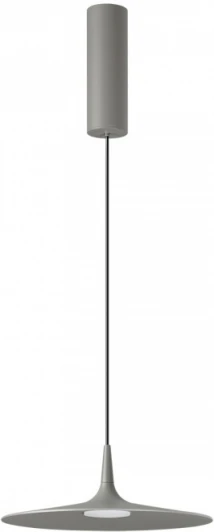 7038/12L Подвесной светильник Odeon Light Sombra 7038/12L серый/металл/акрил 12W 3000K 220V (LED, на проводе, круглые)