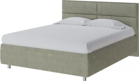 1909357 PROxSON Кровать Pado без основания (Ткань: Велюр Лофти Олива) 200x190