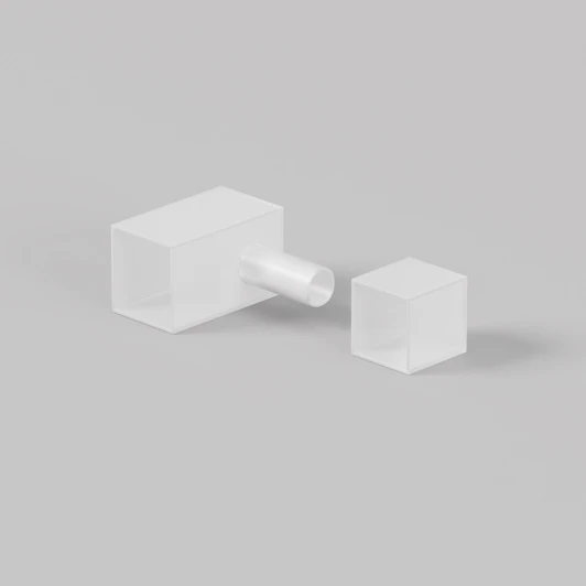 432025 Заглушки для гибкого неона 12x12 мм 2 шт. (выход вверх/вниз) Maytoni Изгиб вдоль оптической оси 432025