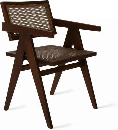 20847 Стул с подлокотниками Franz, бук натуральный, лак коричневый Top Concept (20847)