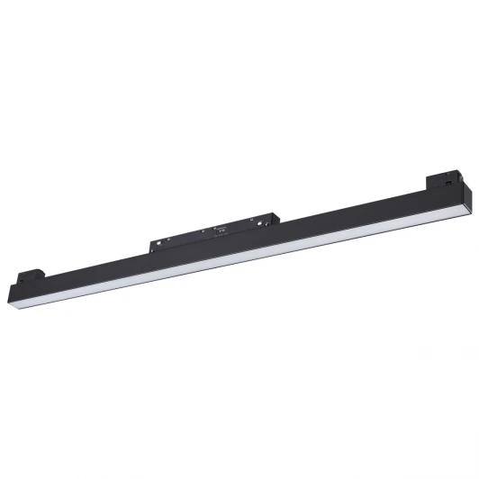 359619 Трековый светильник светодиодный для низковольтного шинопровода Novotech Flum 359619 черный с переключ. цв. темпер. IP20 LED 3000К\4000К\6000К 20W 48V