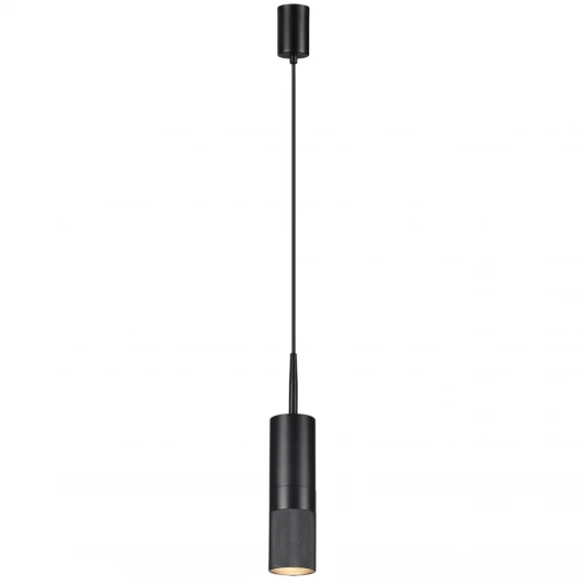 4356/1B Подвесной светильник Odeon Light Bullet 4356/1B черный/металл/металл IP20 GU10 LED 10W 220V