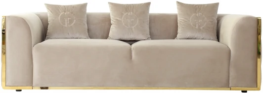 102AN-DIV-9173-BEG 102AN-DIV-9173-BEG Диван Bern трехместный, велюр бежевый 233*96*69см Garda Decor